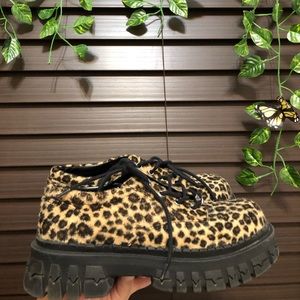 CHEETAH DELIAS OXFORD SHOES! 🤍